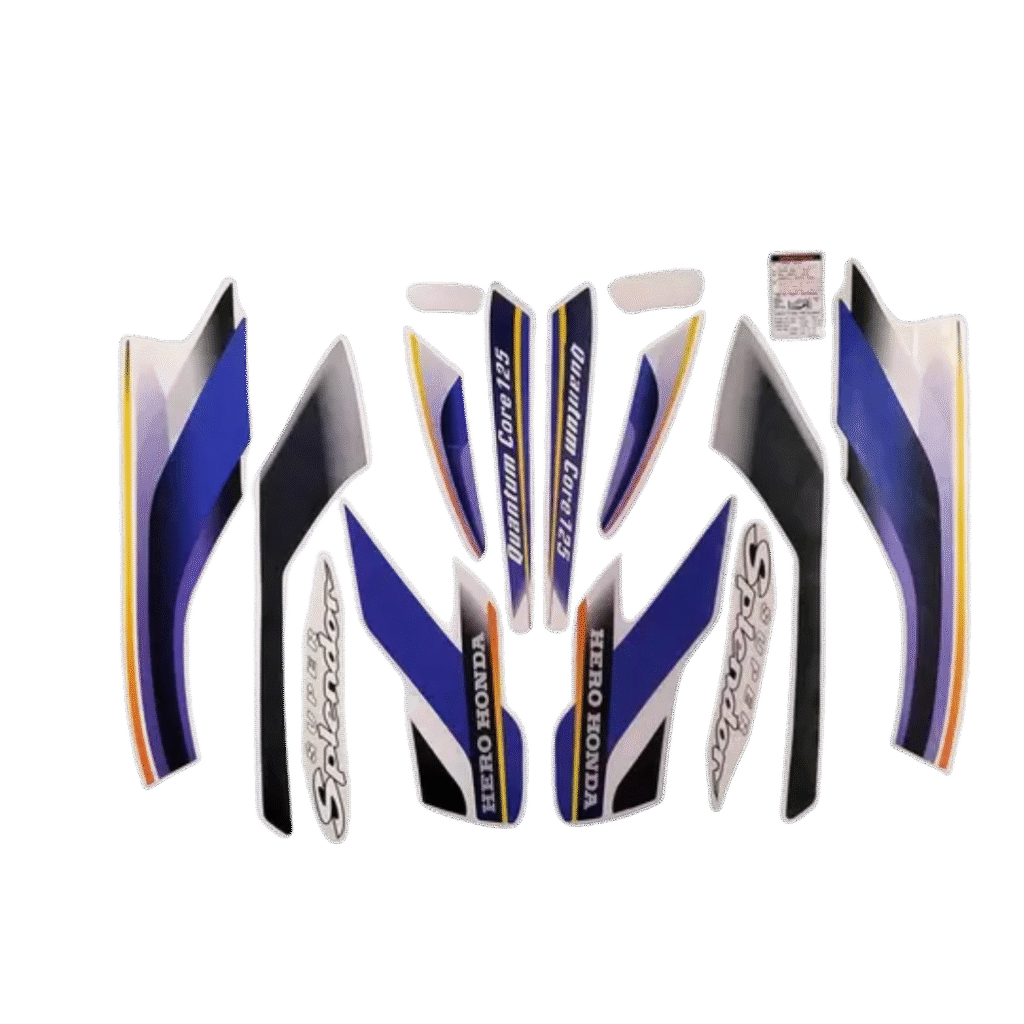 Hero Super Splendor Sticker Kit Standard, Bike Body Decals, Tank ...