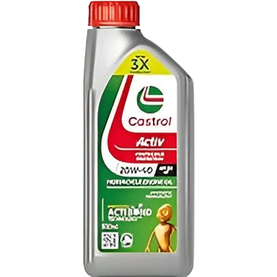 Hero Passion Pro Digital Meter Engine Oil Castrol Active